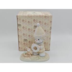Precious Moments The Lord Will Carry You Through Figurine Enesco 12467 1985